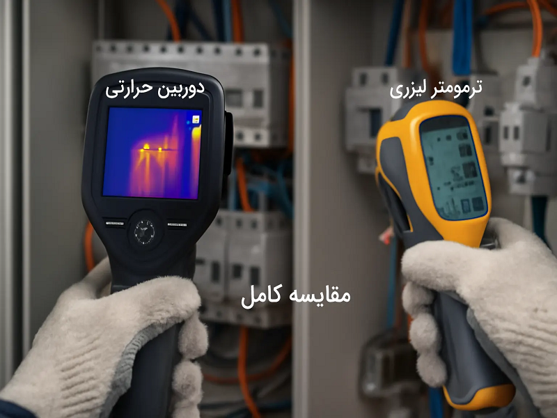 مقایسه دوربین حرارتی و ترمومتر لیزری: کدامیک برای شما مناسب تر است؟